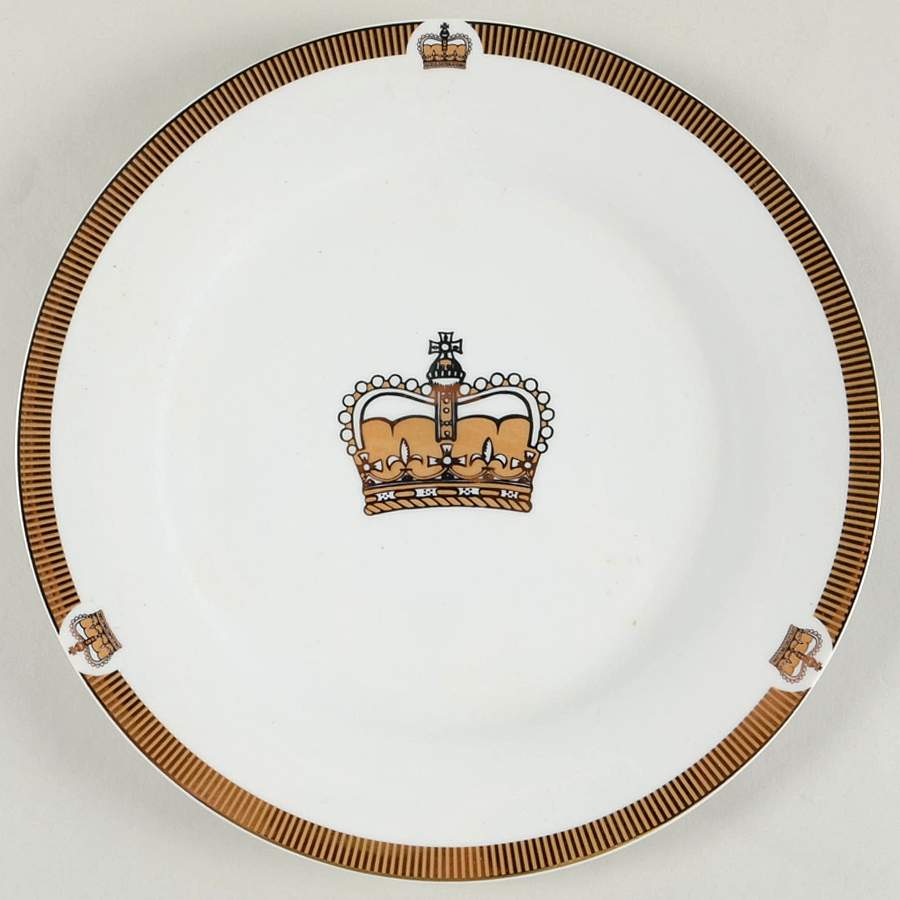 Majestic Crown Dinner Plate by Montgomery Ward-1