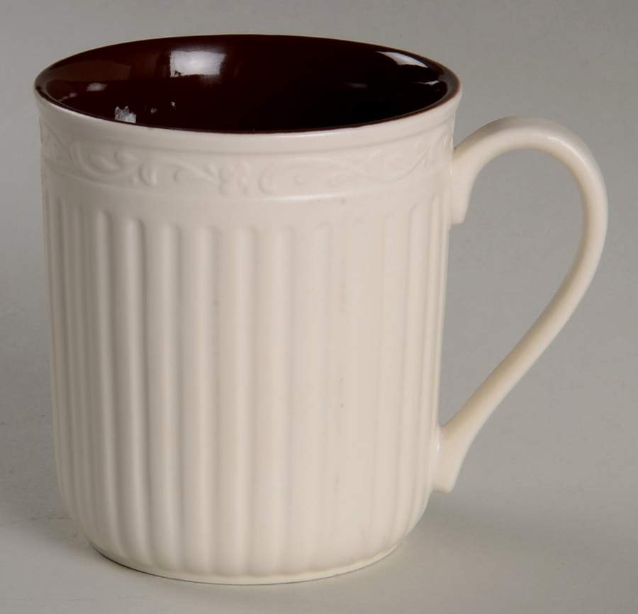 Italian Mocha (Dark Brown) Mug by Mikasa-1