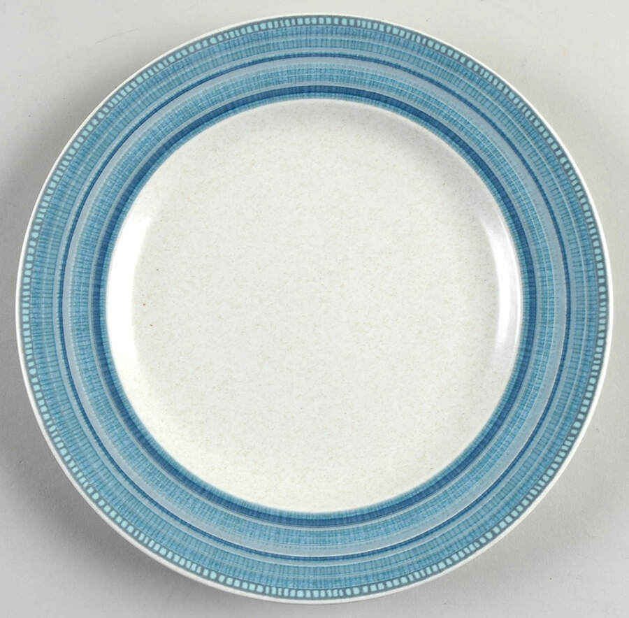 Turquoise Mosaic Salad Plate by Mikasa-1