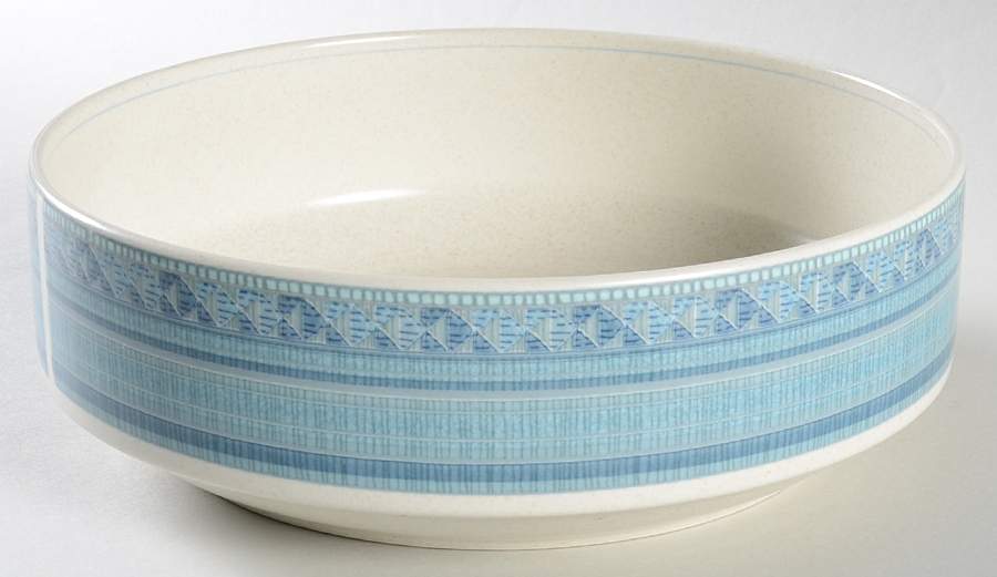 Turquoise Mosaic 8" Round Vegetable Bowl by Mikasa-1