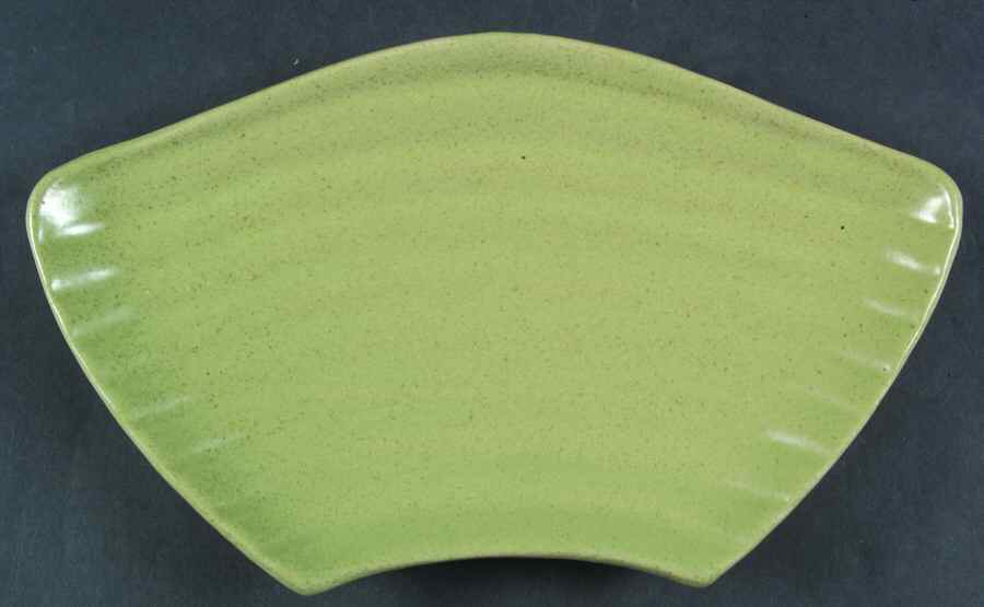Palomino Green Crescent Serving Plate by Mikasa-1