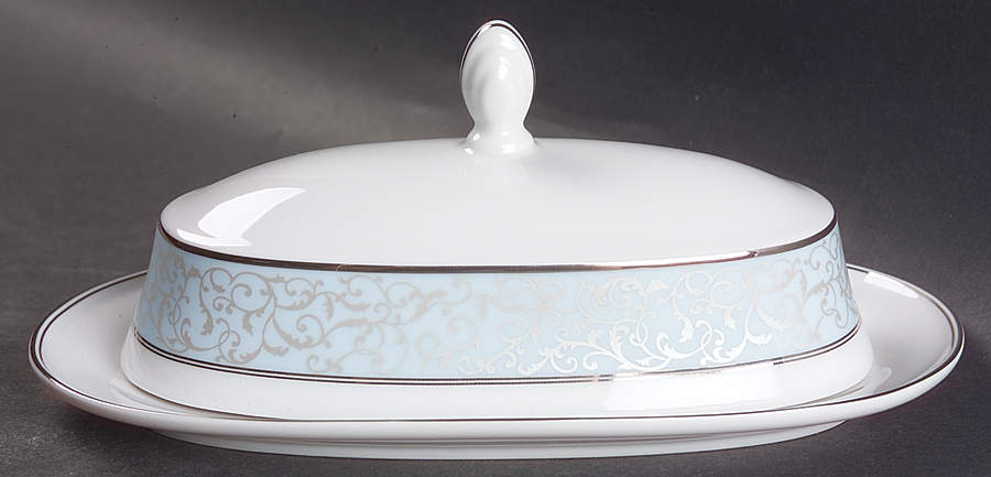 Parchment Blue 1/4 Lb Covered Butter by Mikasa-1