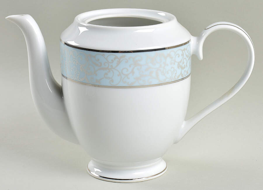 Parchment Blue Coffee Pot No Lid by Mikasa-1