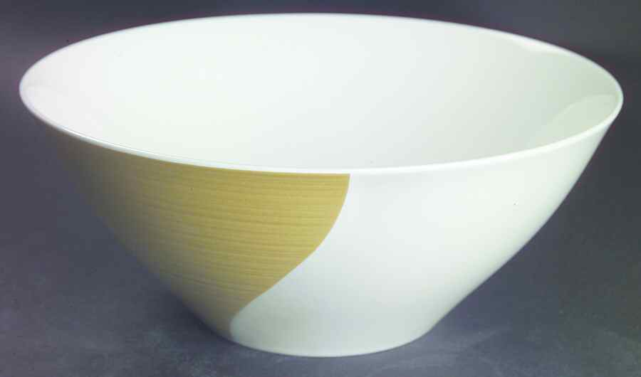 Esprit Gold 9" Round Vegetable Bowl by Mikasa-1