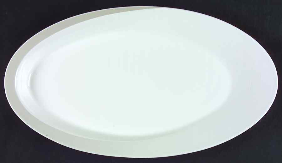 Esprit Silver 15" Oval Serving Platter by Mikasa-1