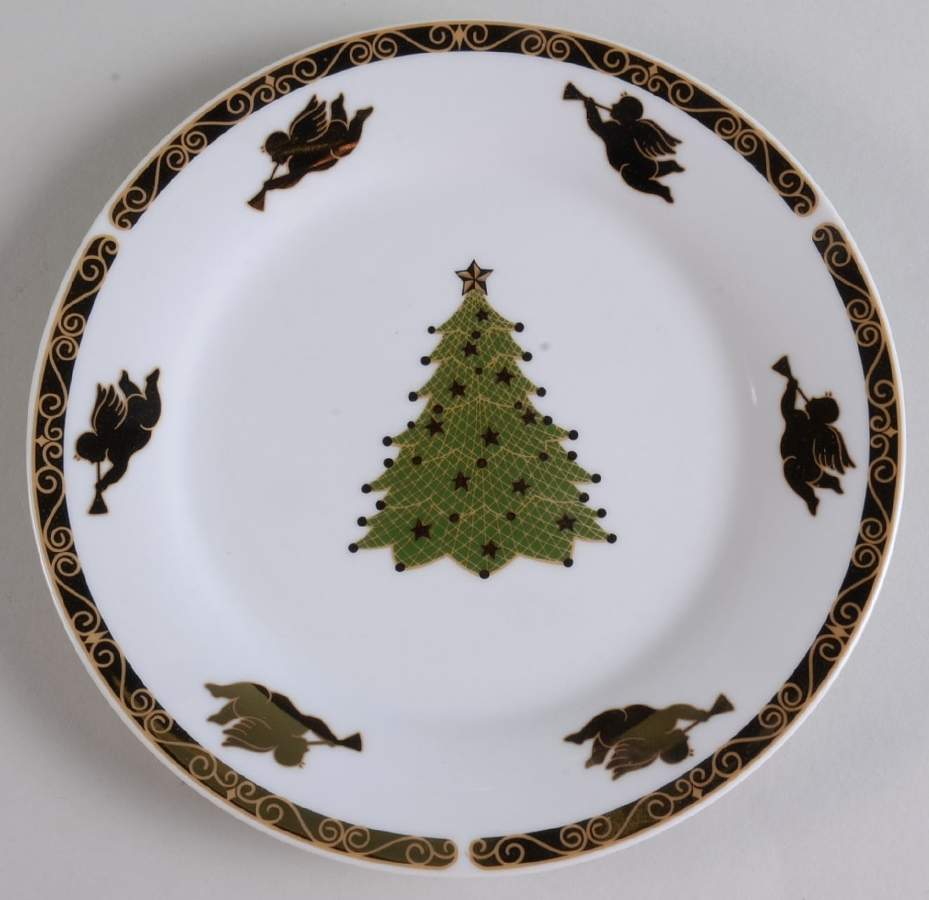 Cherubs Salad Plate by Montgomery Ward-1