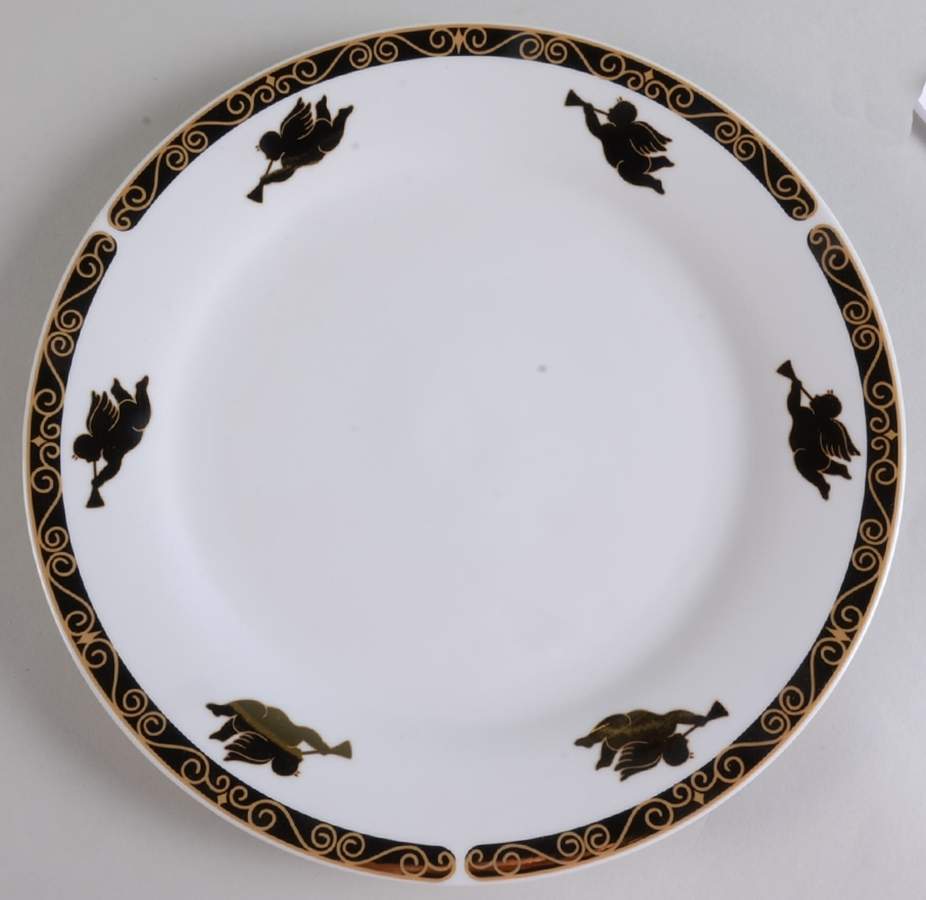 Cherubs Dinner Plate by Montgomery Ward-1