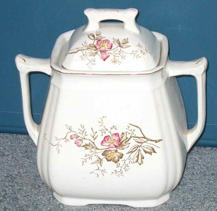MEA192 Sugar Bowl & Lid by Alfred Meakin-1