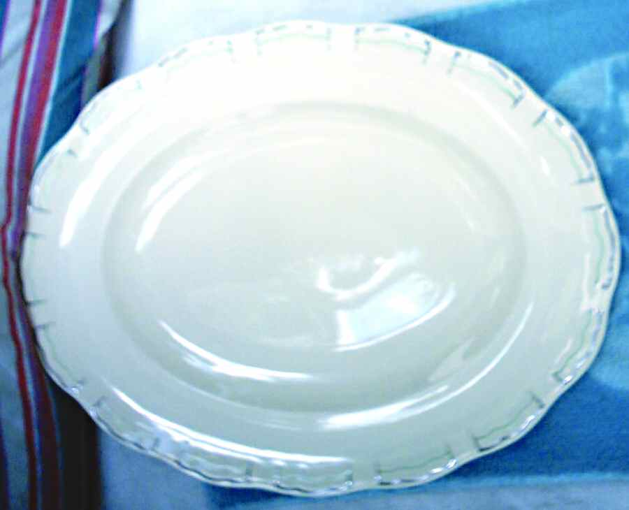 MEA196 11" Oval Serving Platter by Alfred Meakin-1