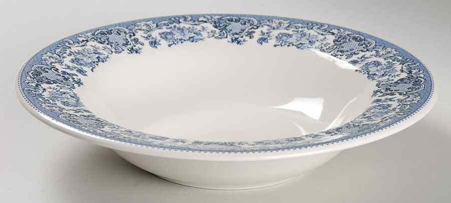 Blue Transfer Soup/Cereal Bowl by Martha Stewart-1