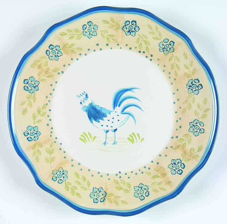 Rooster Salad Plate by Martha Stewart-1
