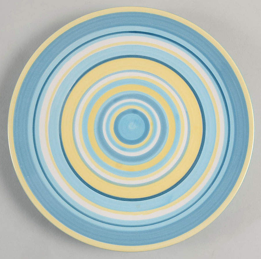 Striped Salad Plate by Martha Stewart-1
