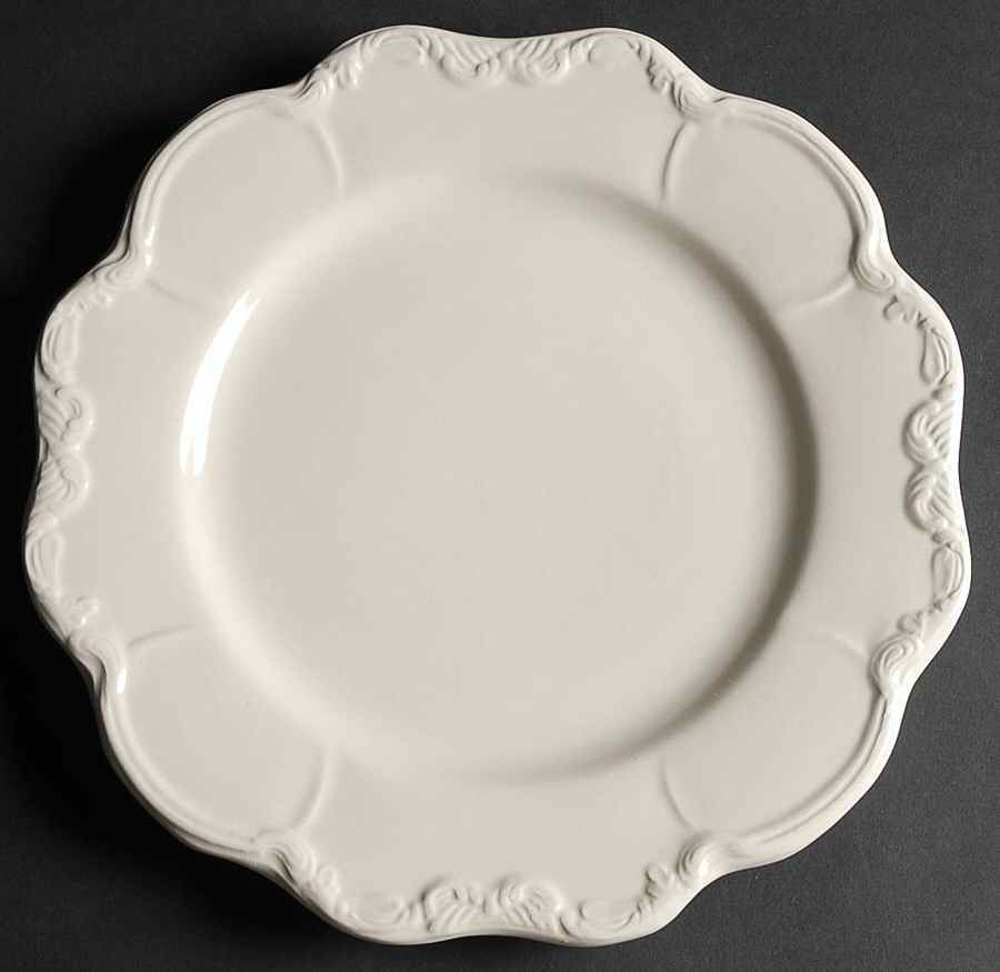 Scallop (Embossed) Dinner Plate by Martha Stewart-1