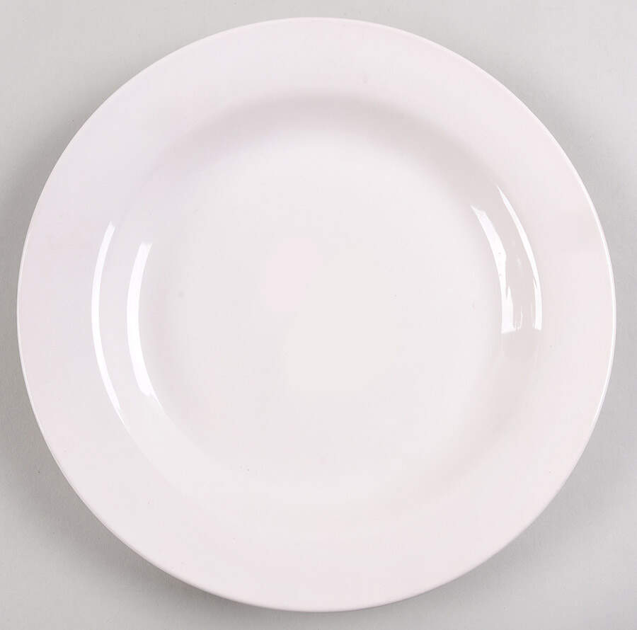Classic White Dinner Plate by Martha Stewart-1