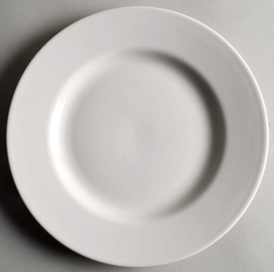 Classic White Salad Plate by Martha Stewart-1