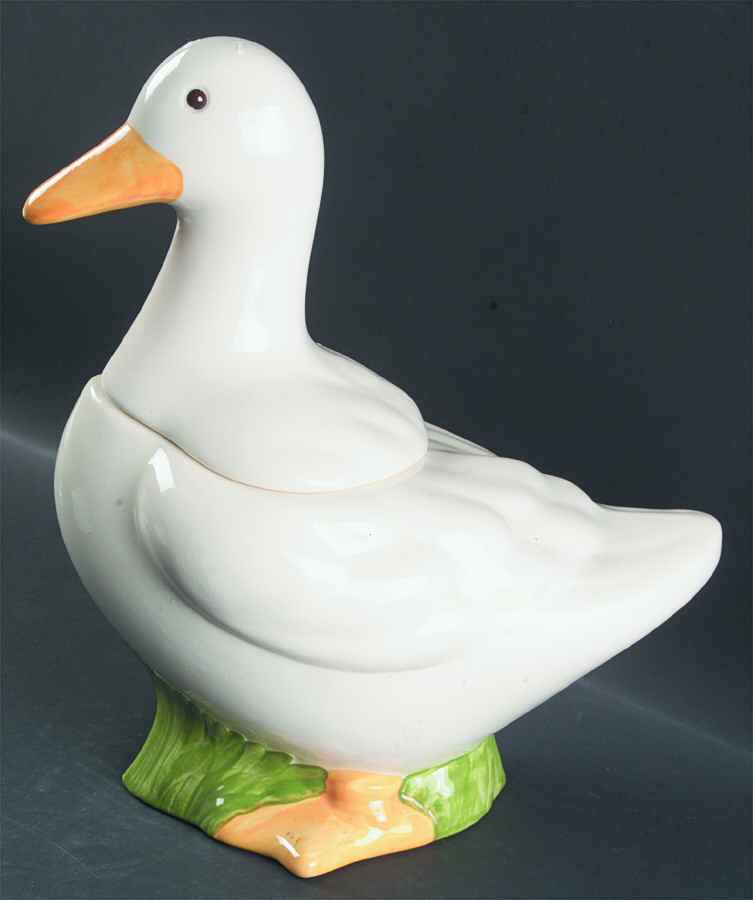 Duck Cookie Jar & Lid by Metlox - Poppytrail - Vernon-1