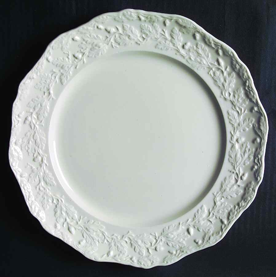 Mason's Oak White Dinner Plate by Mason's-1