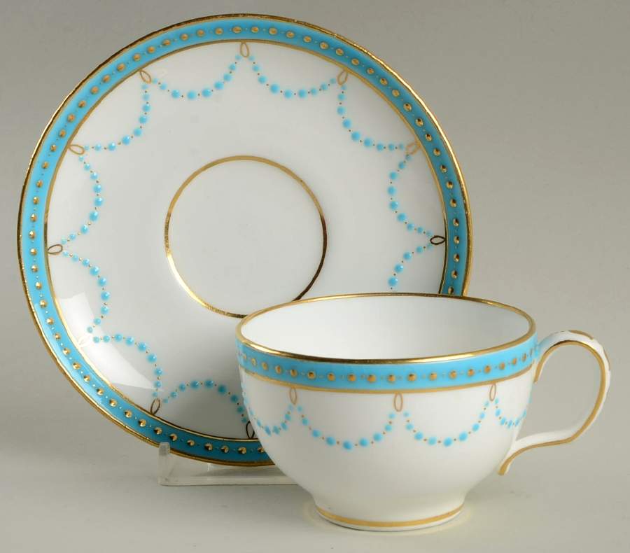 A5980 Flat Cup & Saucer Set by Minton-1