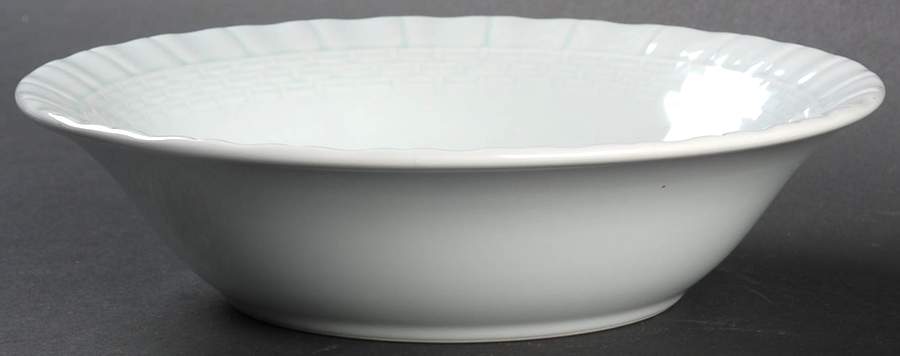 Basletweave Blue Soup/Cereal Bowl by Martha Stewart-1