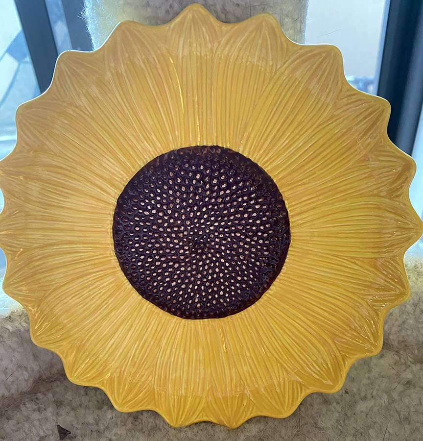 Sunflower Salad Plate by Seymour Mann-1