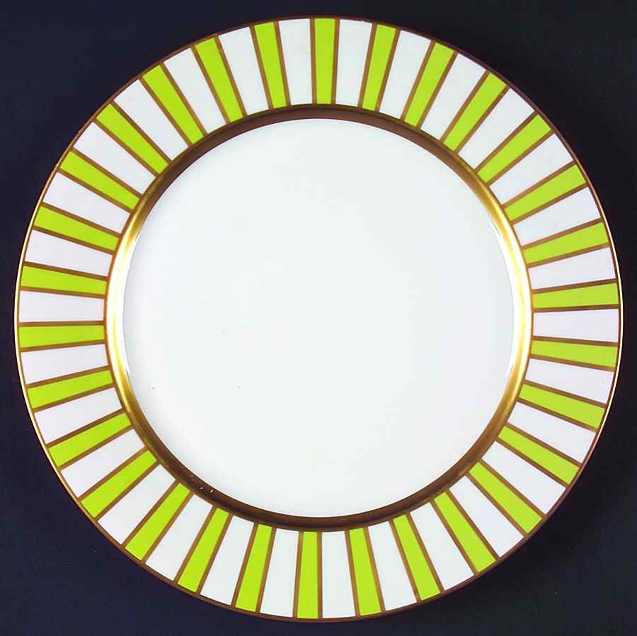 Adriatico Lime Green Dinner Plate by Marc Blackwell-1