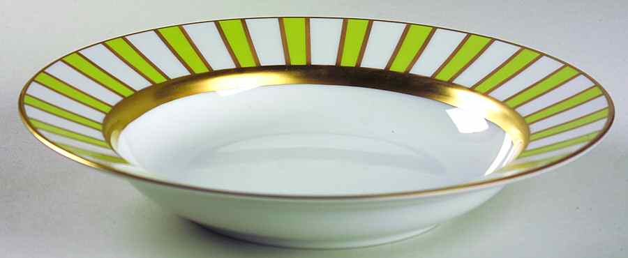 Adriatico Lime Green Large Rim Soup Bowl by Marc Blackwell-1