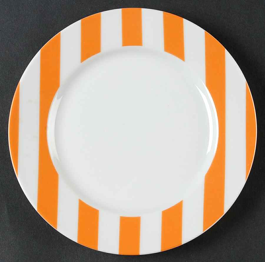 Awnings Stripe Melon Bread & Butter Plate by Marc Blackwell-1