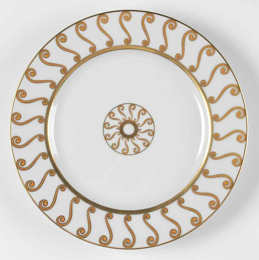 Something About Morocco Gold Luncheon/Salad Plate by Marc Blackwell-1