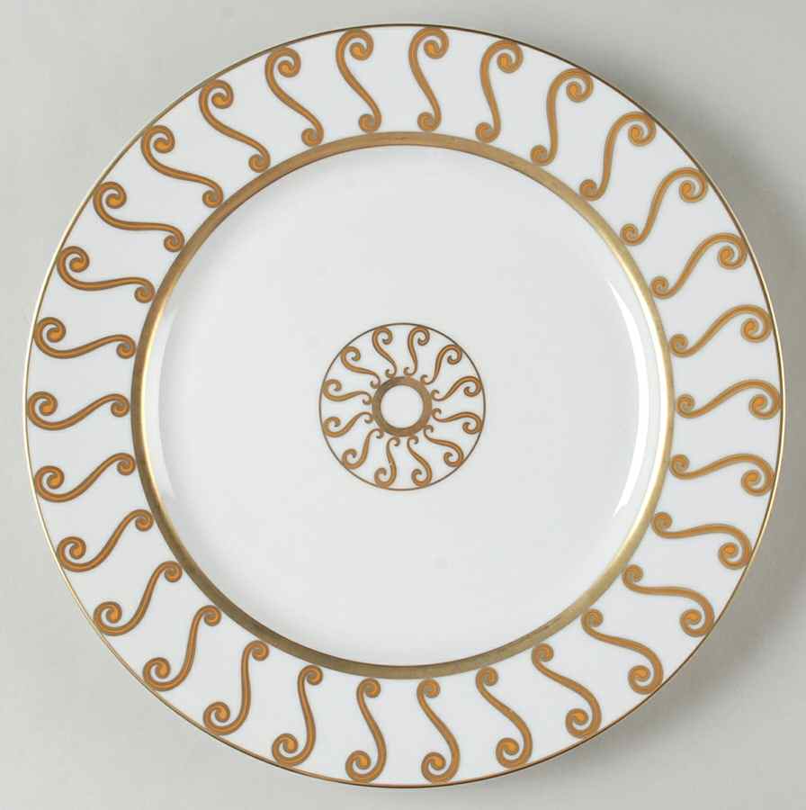 Something About Morocco Gold Dinner Plate by Marc Blackwell-1