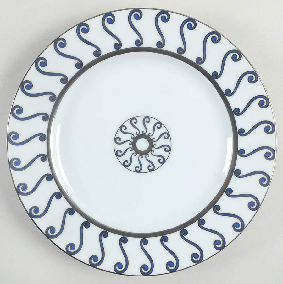 Something About Morocco Platinum Luncheon/Salad Plate by Marc Blackwell-1