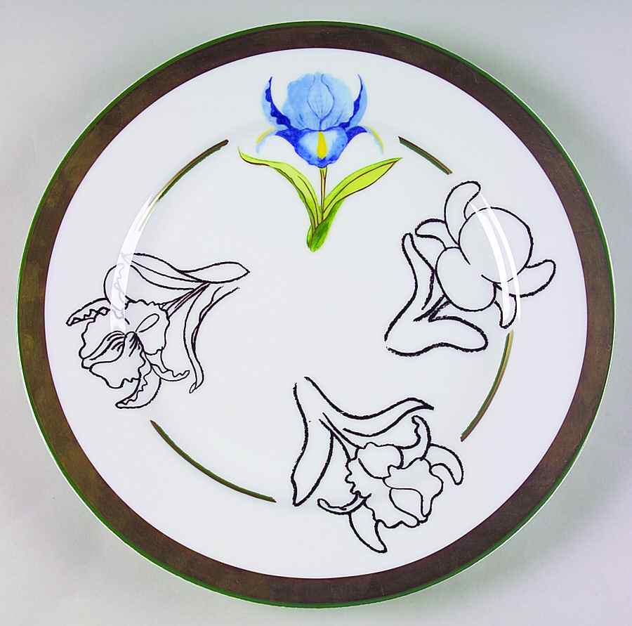 Mamie's Garden Dinner Plate by Marc Blackwell-1