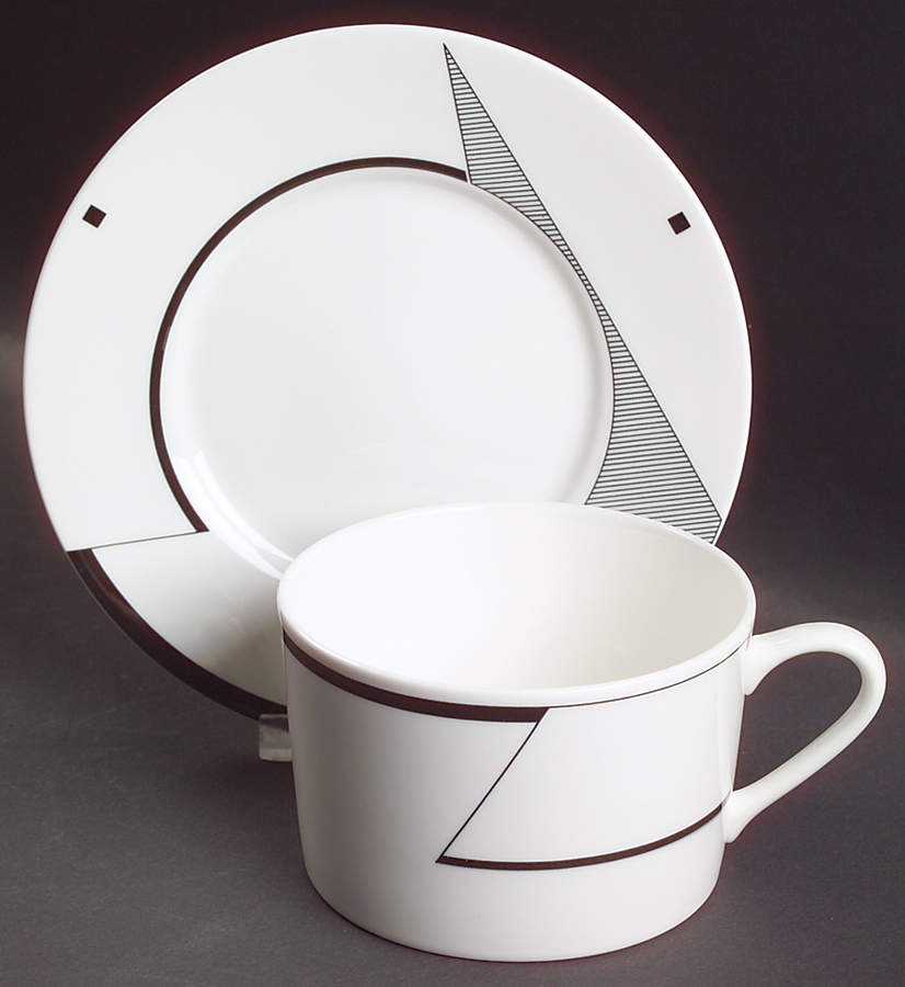 Angles (Mikasa Backstamp) Breakfast Cup & Saucer Set by Mikasa-1