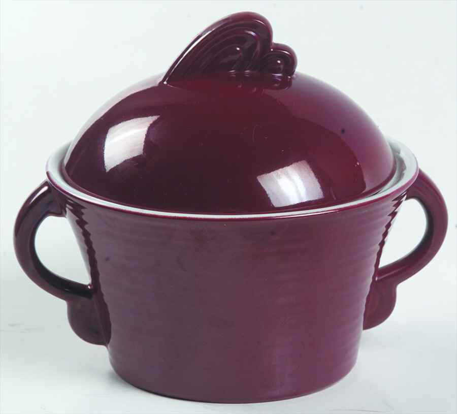 Terracotta Sugar Bowl & Lid by Mikasa-1
