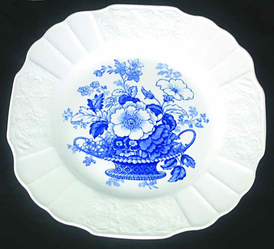 Bonnie Dundee Spray Blue Dinner Plate by Myott Staffordshire-1