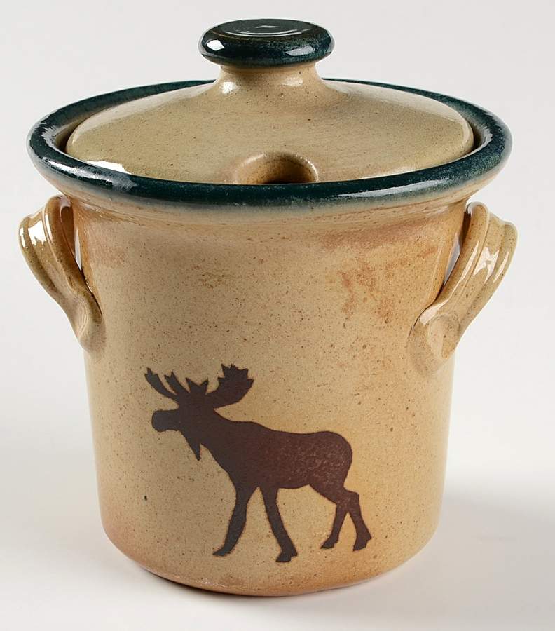 Moose Sugar Bowl & Lid by Monroe Salt Works-1
