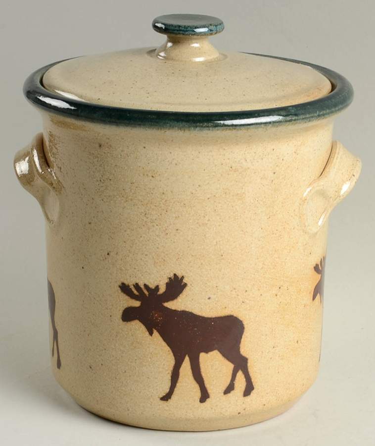 Moose Large Canister & Lid by Monroe Salt Works-1