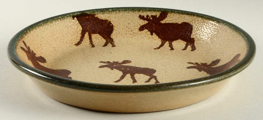 Moose 10" Pie Baking Plate by Monroe Salt Works-1