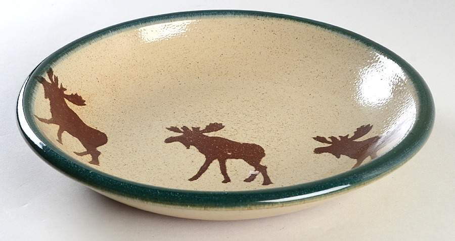 Moose 10" Pasta Serving Bowl by Monroe Salt Works-1