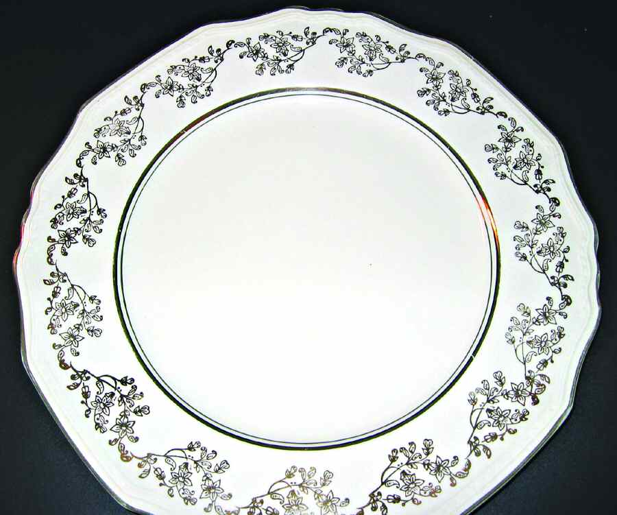 Golden Fragrance Dinner Plate by Alfred Meakin-1