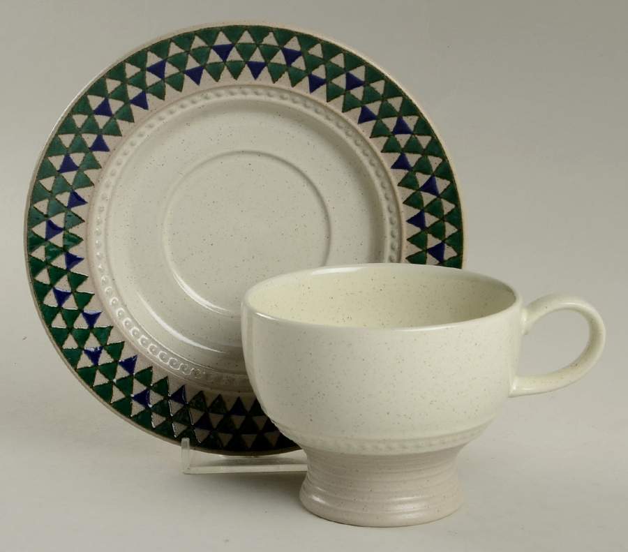 Laredo Footed Cup & Saucer Set by Mikasa-1