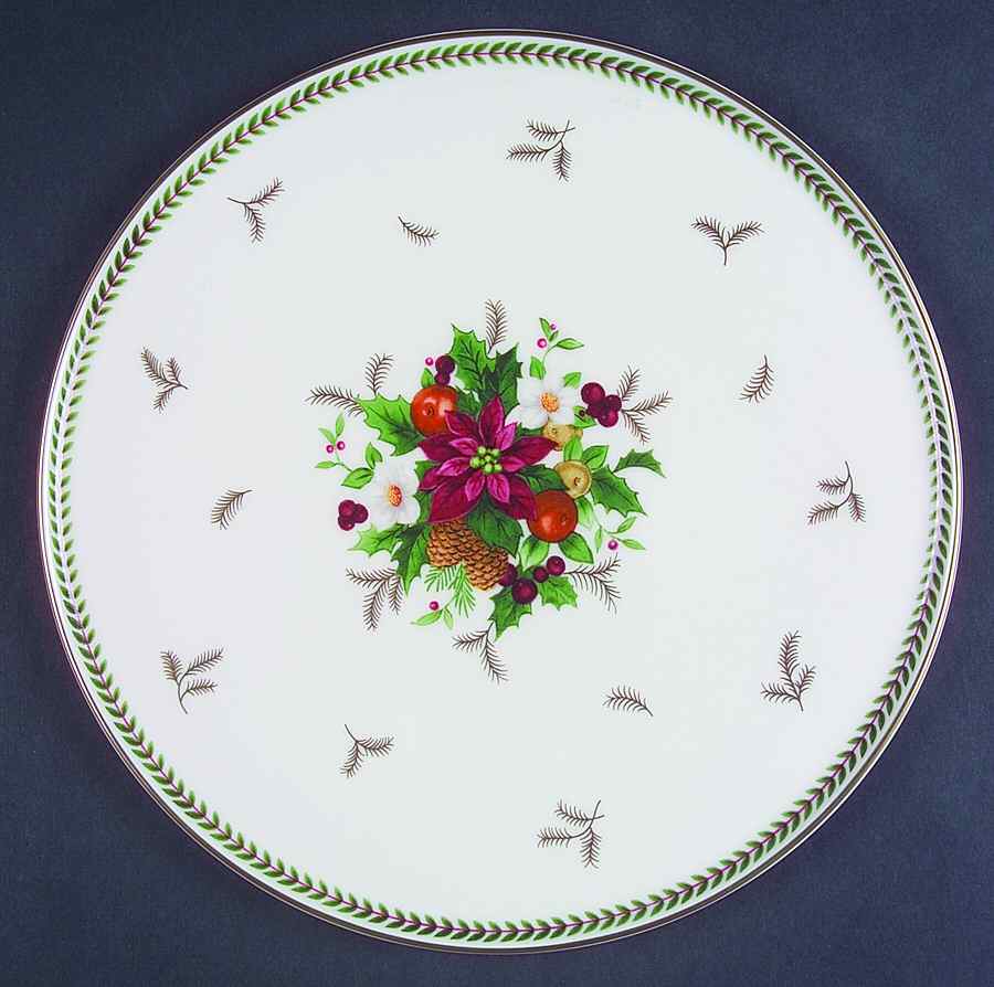 Holiday Delight Cake Plate by Mikasa-1