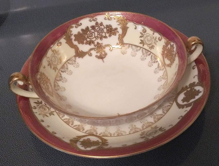 MPC30 Flat Cream Soup Bowl & Saucer Set by Mepoco-1