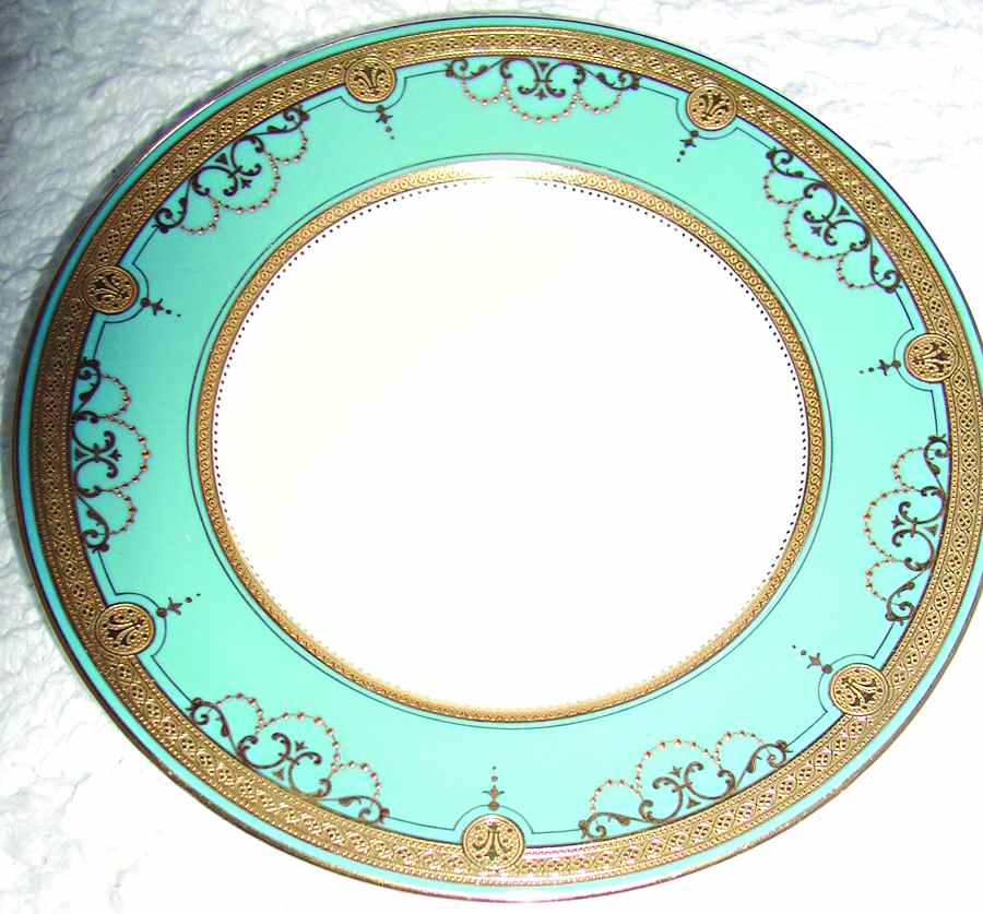 G9430 Teal Salad Plate by Minton-1
