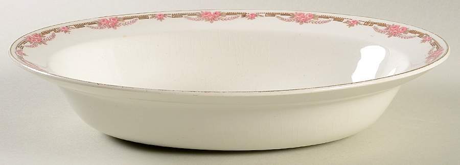 Overland 9" Oval Vegetable Bowl by Alfred Meakin-1