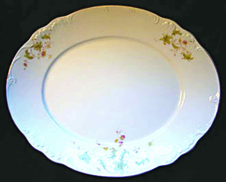 Florentine 17" Oval Serving Platter by John Maddock & Sons-1