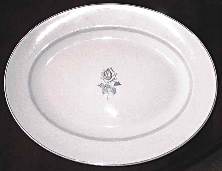 MEK195 16" Oval Serving Platter by J & G Meakin-1
