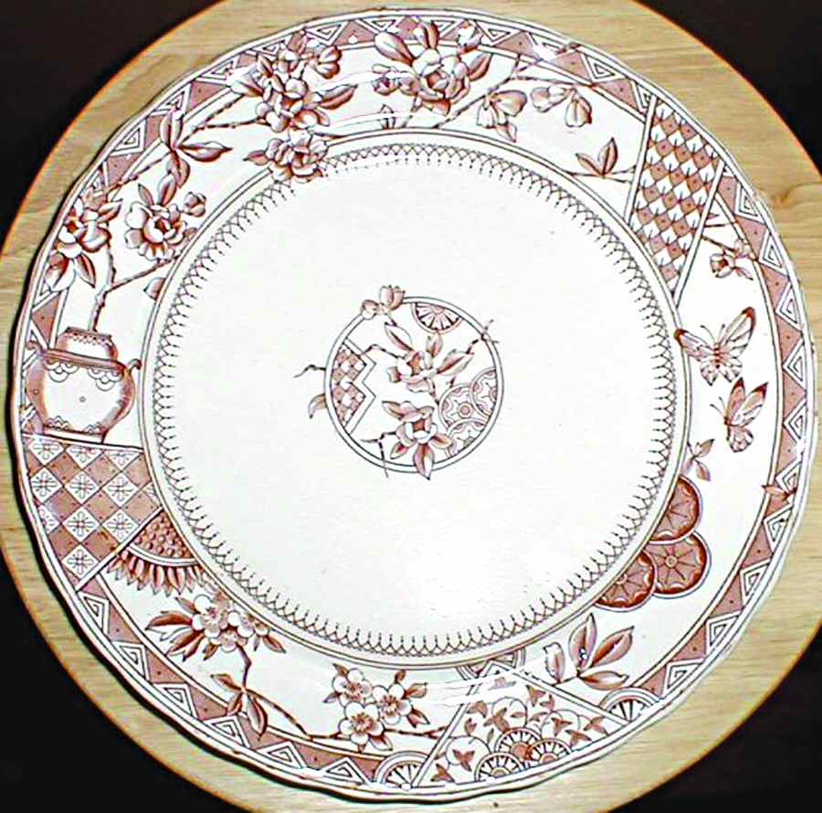 Victoria Dinner Plate by T J & J Mayer (England)-1