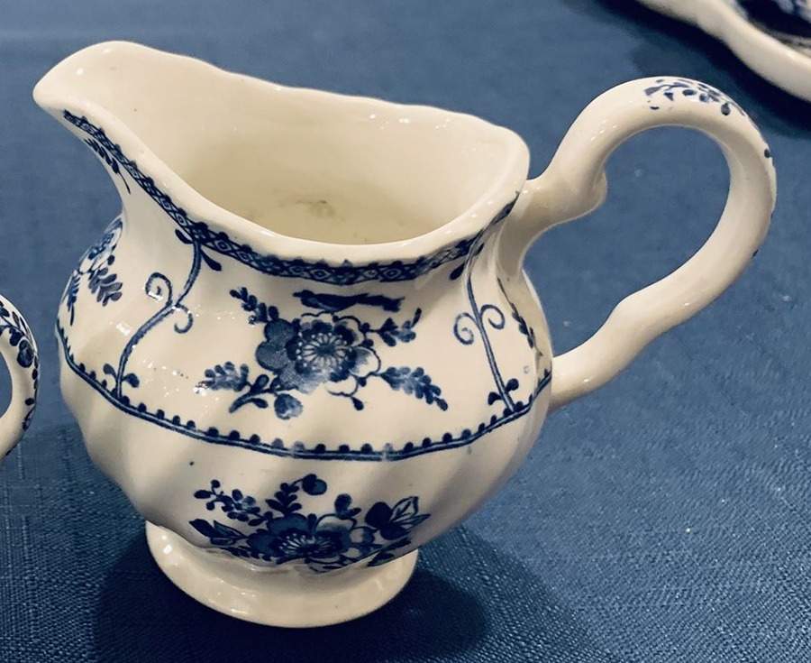 Bonsai Blue Creamer by J & G Meakin-1