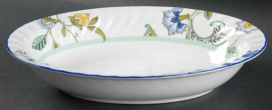 Haddon Rise 10" Oval Vegetable Bowl by Minton-1