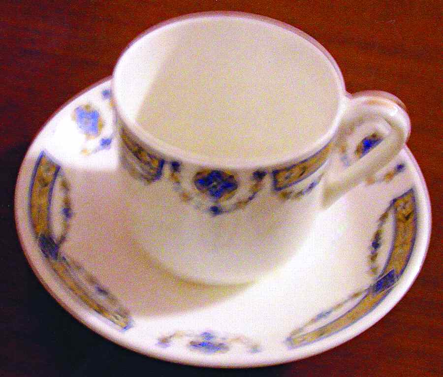 M143 Footed Cup & Saucer Set by Minton-1